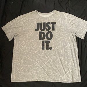 Nike T-Shirt Gray 4XL
